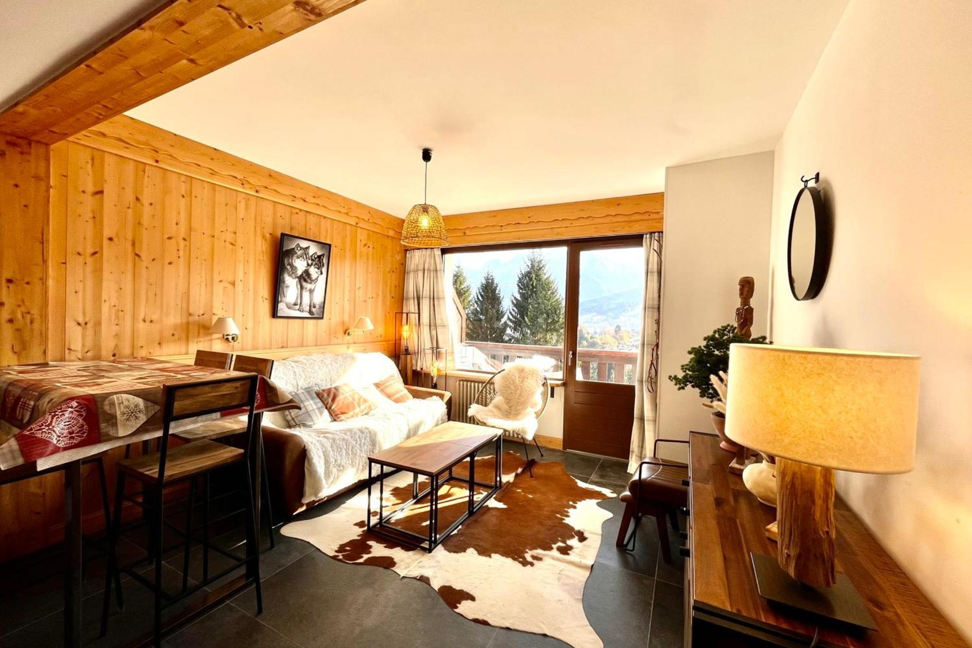 Superb Cosy Apartment With Balcony Combloux Exteriör bild